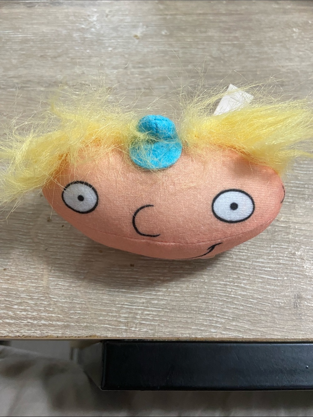 Hey Arnold Nickelodeon Head Plush Vintage 1998 Burger King Kids Club 4 Inches